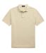Mens Embroidered Logo Collared Slim Short-sleeved Polo Shirt Natural Ralph Lauren-2