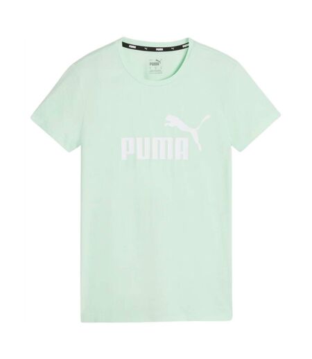 T-shirt Motif/style Logo Essential Femme Vert Puma