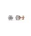 Boucles d'oreilles Solitaire M, Cristal d'Autriche