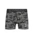 Pack of 5  Mens buzzard boxer shorts  black/gray Crosshatch