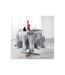 Nappe Ronde Imprimée Flamenco 180cm Gris-1