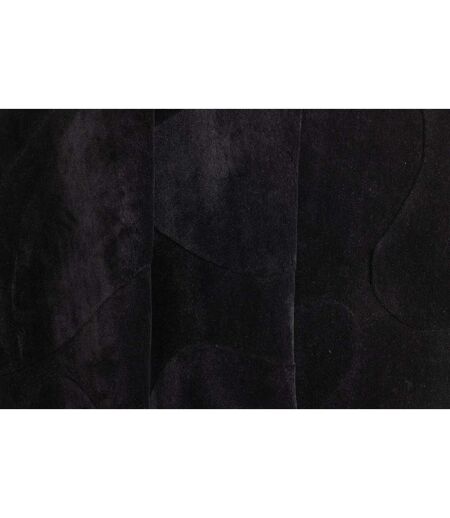 Tapis Déco Ovale en Laine Enard 175x290cm Noir