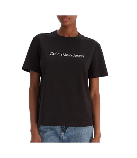 T-Shirt noir femme calvin klein jeans lv047c912g