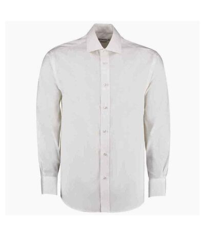 Kustom Kit Mens Executive Oxford Long-Sleeved Shirt (White)