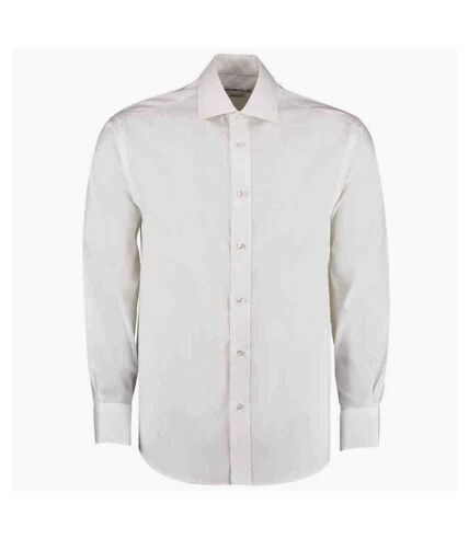 Kustom Kit Mens Executive Oxford Long-Sleeved Shirt (White) - UTPC6614