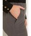 Pantalon droit taille semi-élastiquée-5