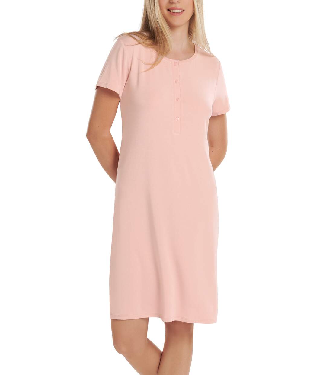 Chemise de nuit manches courtes Lilly Lisca-1