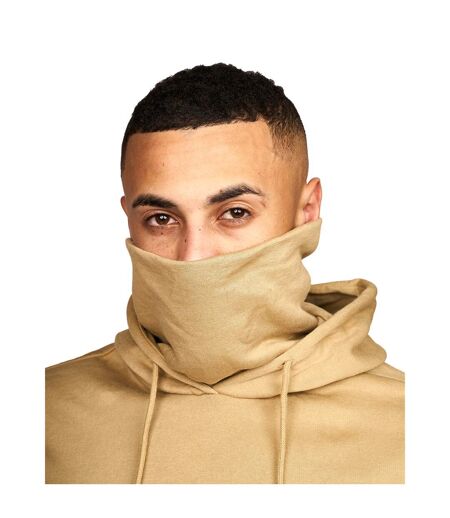 Mens Venmark Snood Collar Hoodie Sand Juice