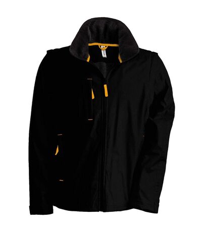 Kariban - Veste fonctionnelle - Homme (Noir/Orange) - UTRW725