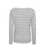 Womens/ladies St Ives Crew Neck Top Cream Mountain Warehouse-2