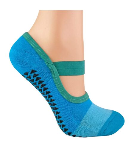 Chaussettes de Yoga Pilates Coton Antidérapantes