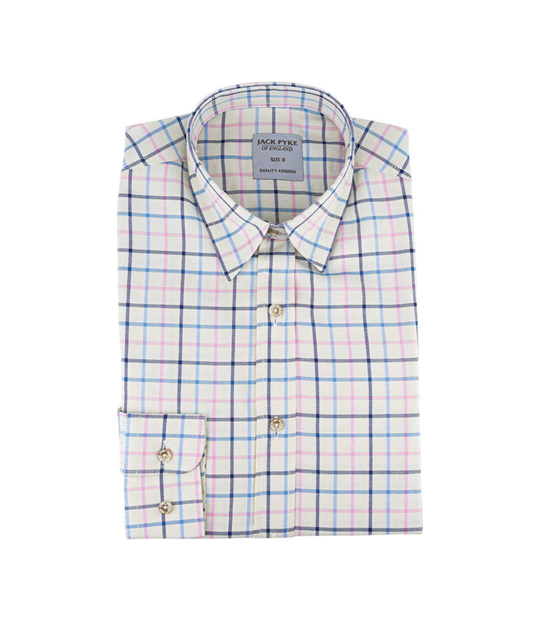 Chemisier Motif/style À Carreaux Countryman Femme Bleu Marine Jack Pyke-2