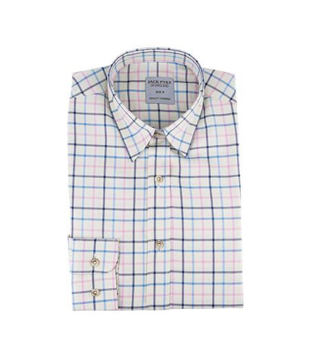 Chemisier Motif/style À Carreaux Countryman Femme Bleu Marine Jack Pyke
