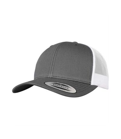 Flexfit Unisex Adult Two Tone Trucker Cap (Dark Grey/White) - UTPC4260