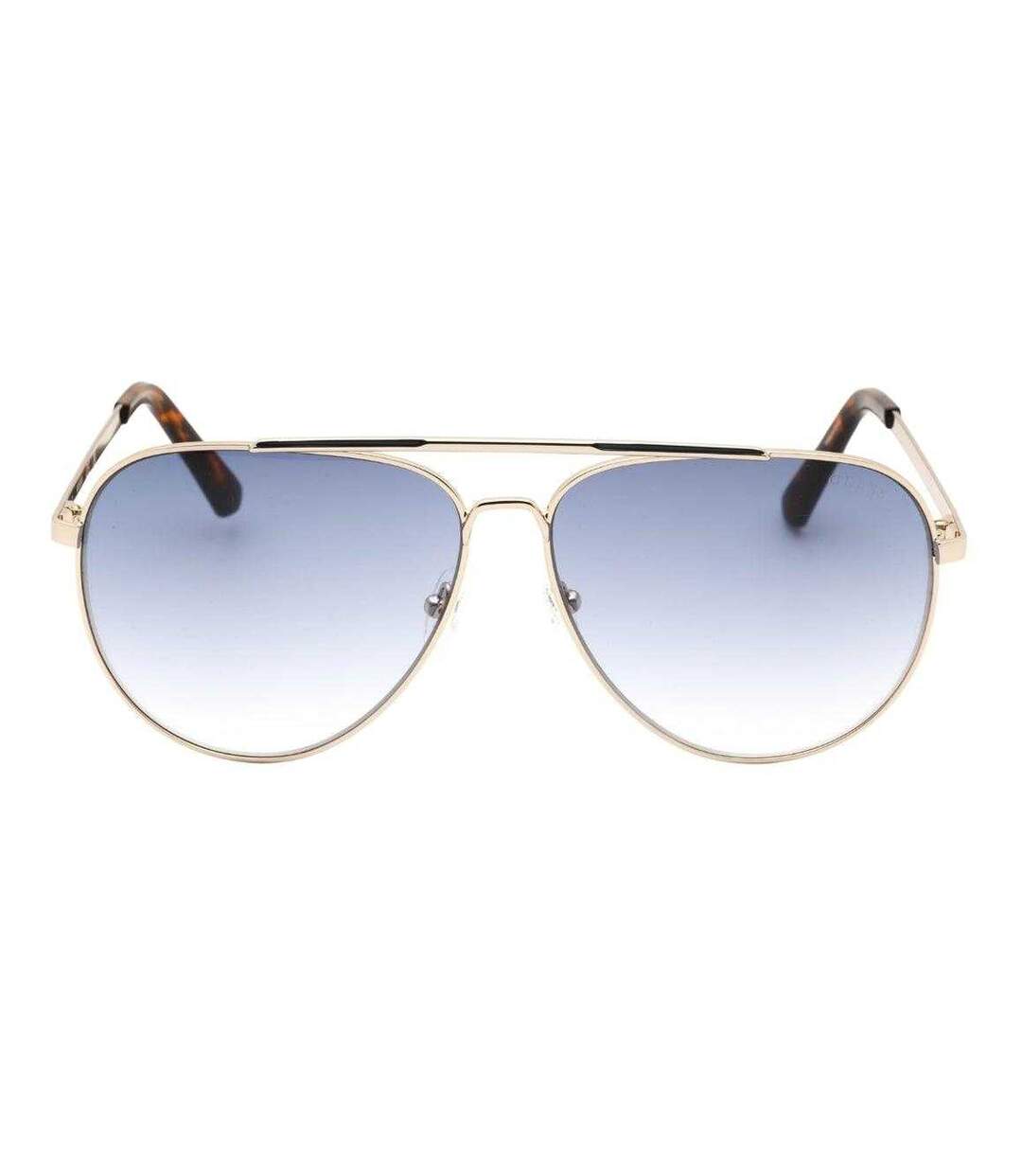 Lunettes De Soleil Motif/style Dégradé Homme Taille Unique Jaune Or Guess-1
