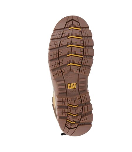 Mens Striver Safety Boots Black Honey Yellow Caterpillar