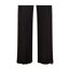 Unisex Adult Wide Leg Cargo Trousers Black Off White-3