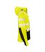 Mens Hi-vis Hooded Jacket Yellow Black Projob-4