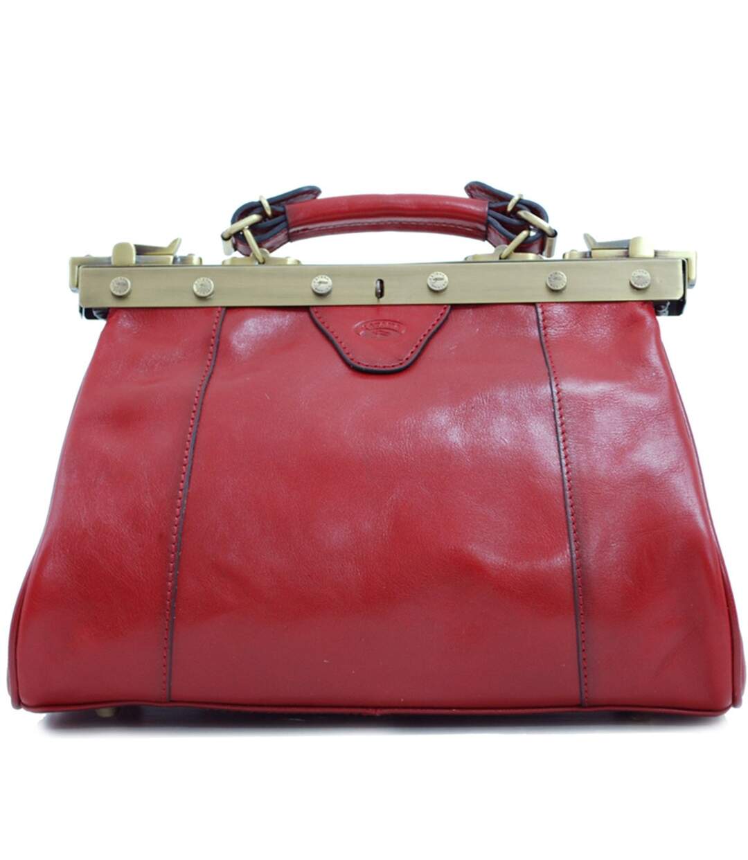 Katana - Sac à main en cuir Doctor Bag - rouge - 6508-2