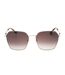 Womens/ladies Square Sunglasses One Size Gold Havana Marc Jacobs-2