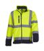 Veste softshell adulte jaune / bleu marine Yoko-1