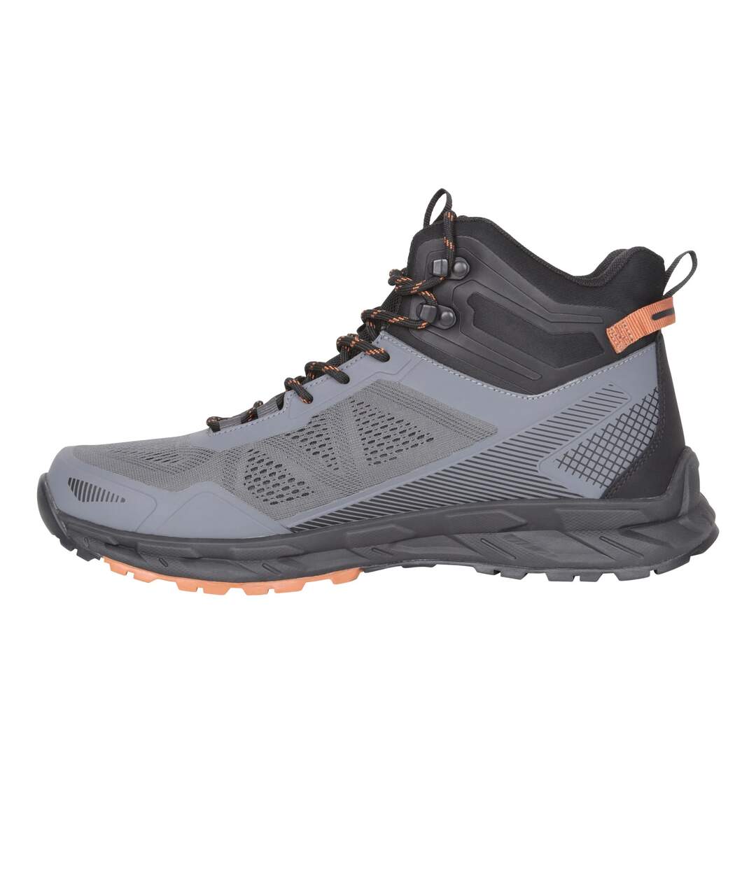 Chaussures Montantes De Marche Imperméables En Cuir Crusade Homme Noir Mountain Warehouse-3