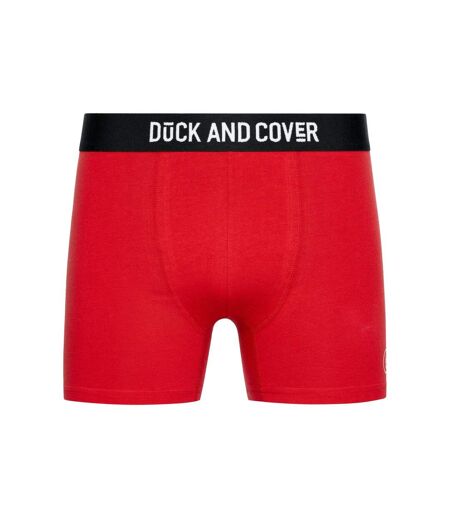 Pack of 3  Mens fiery boxer shorts  yellow/red/black Duck and Cover