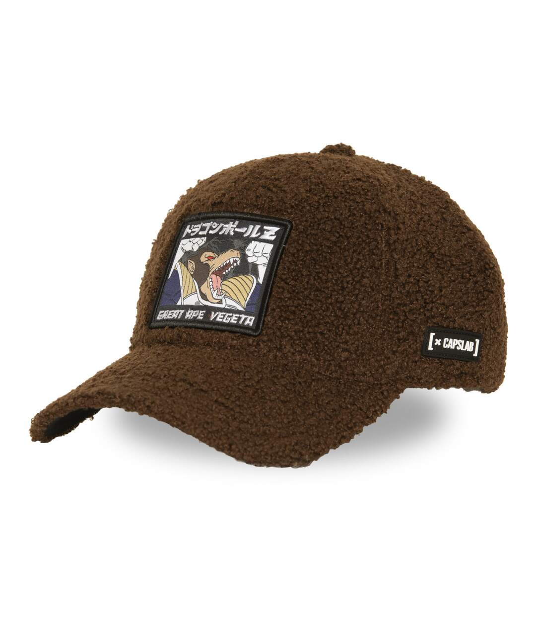 Casquette baseball en sherpa avec patch Dragon Ball Z Sherpa Capslab-1
