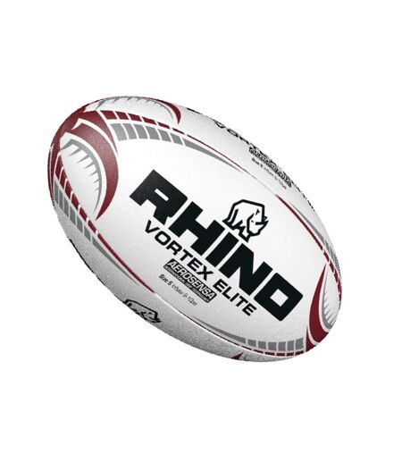 Ballon De Rugby Vortex Elite Taille 5 Blanc Pourpre Gris Rhino