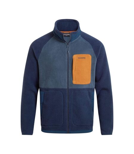 Mens Dades Colour Block Jacket Blue Navy Blue Stone Craghoppers