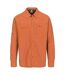 Trespass Mens Darnet Long Sleeve Travel Shirt (Burnt Orange)
