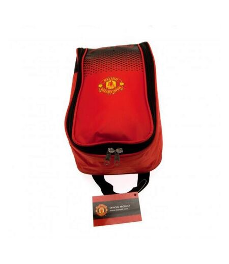 Manchester United FC Fade Design Boot Bag (Red) (One Size)