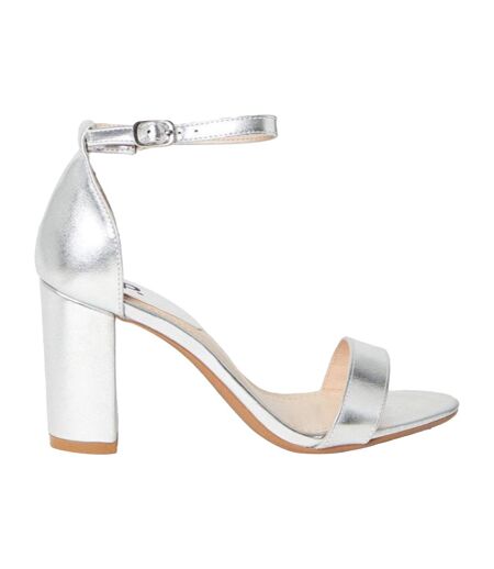 Womens/ladies Spark Sandals Silver Dorothy Perkins