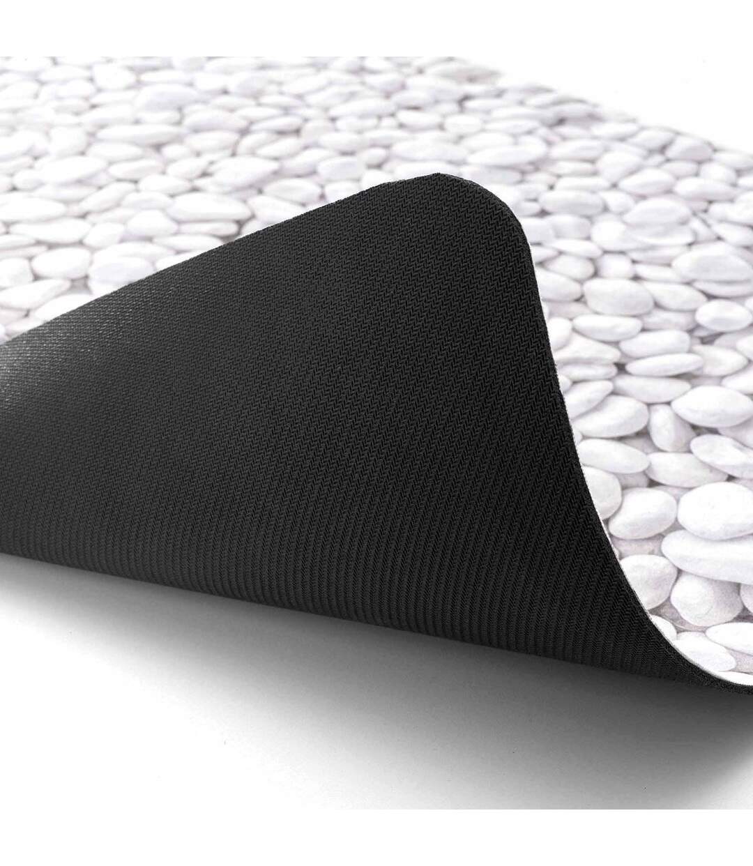 Tapis de Bain Imprimé Leandra 50x80cm Gris-3