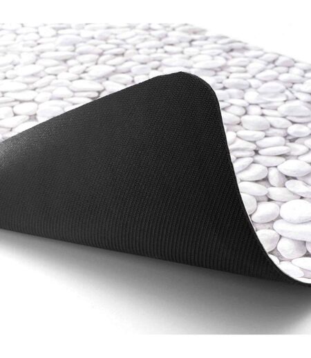 Tapis de Bain Imprimé Leandra 50x80cm Gris