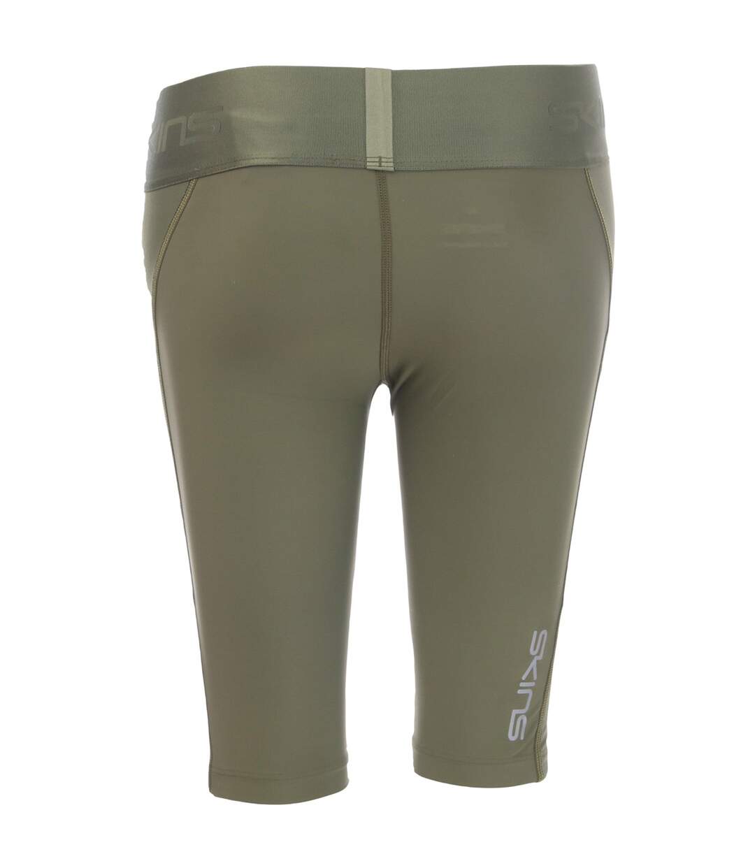 Womens/ladies Series-3 Compression Shorts Khaki Green Skins-2