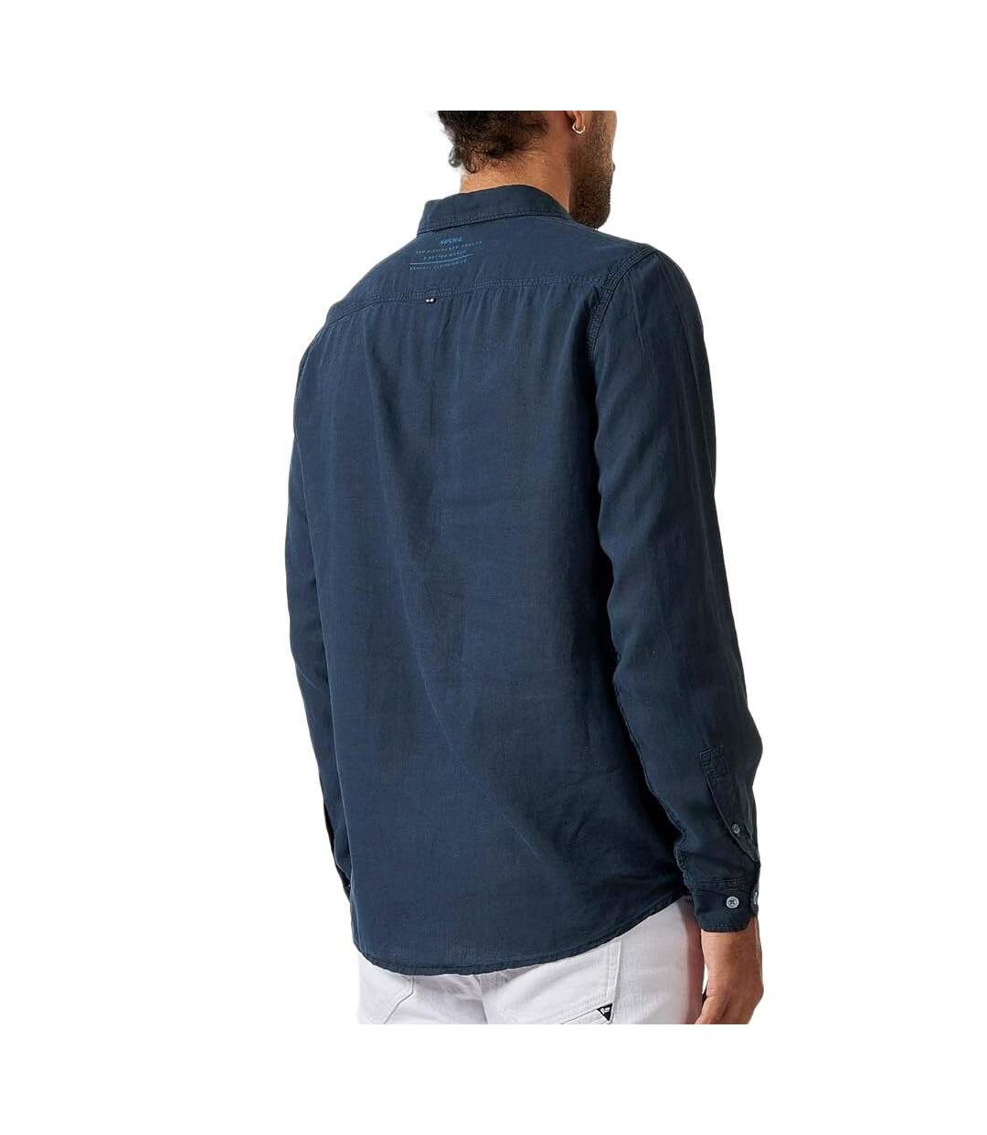 Chemise noire homme kaporal motus-2
