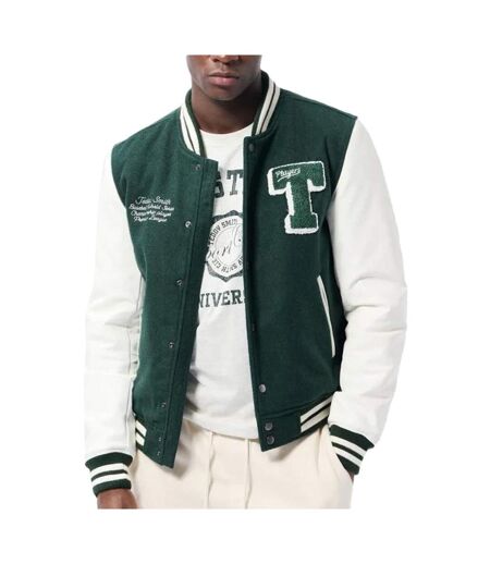 Bomber Vert/Blanc Homme Teddy Smith Romeo - L