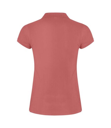 Polo star femme rouge chrysanthème Roly