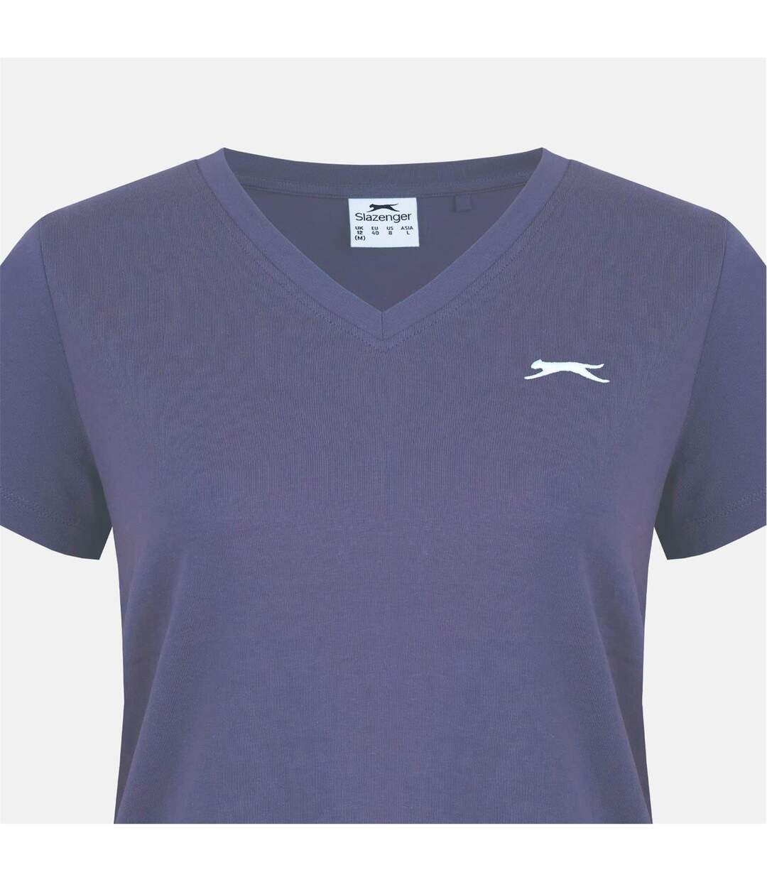 Womens/ladies T-shirt Black Slazenger-3