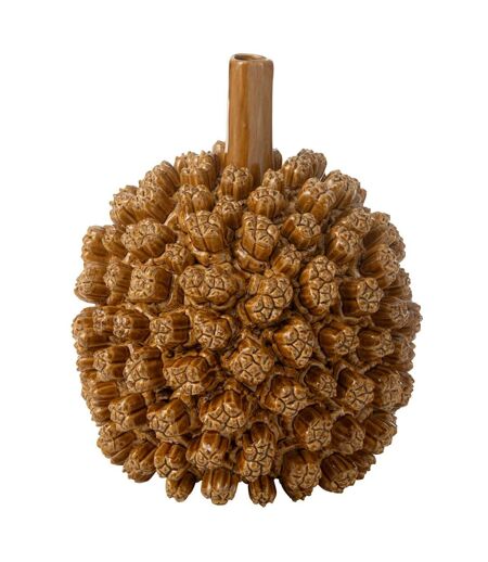 Vase Déco en Grès Saki 30cm Jaune