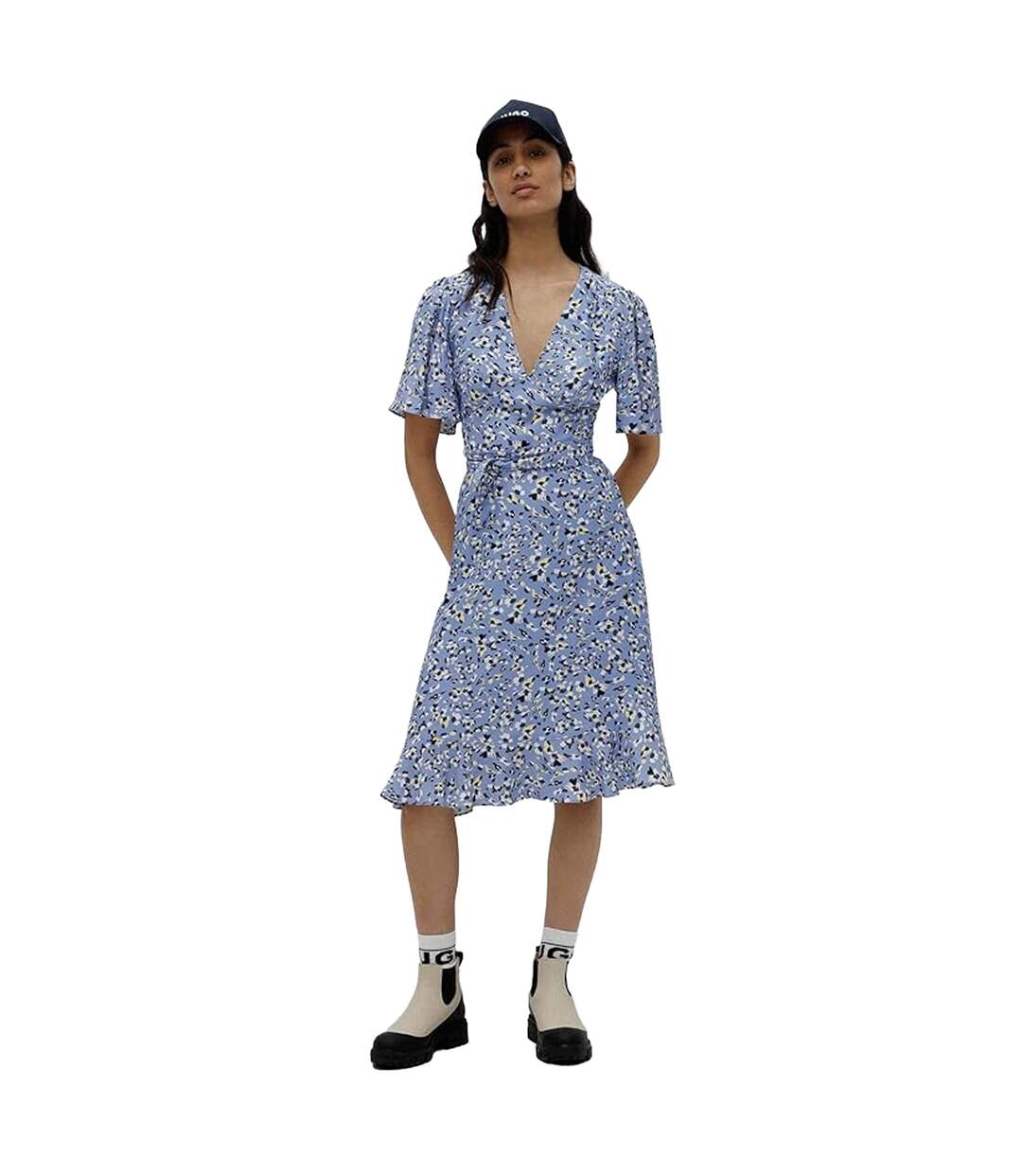 Womens/ladies Kerbati 1 Dress Multicoloured Hugo-1