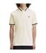 Mens Tipped Cotton Polo Shirt Navy Fred Perry-1