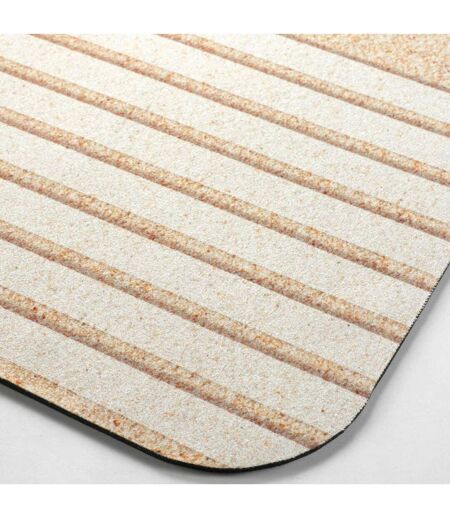 Tapis de Bain Ultra-Absorbant Adriel 50x80cm Naturel