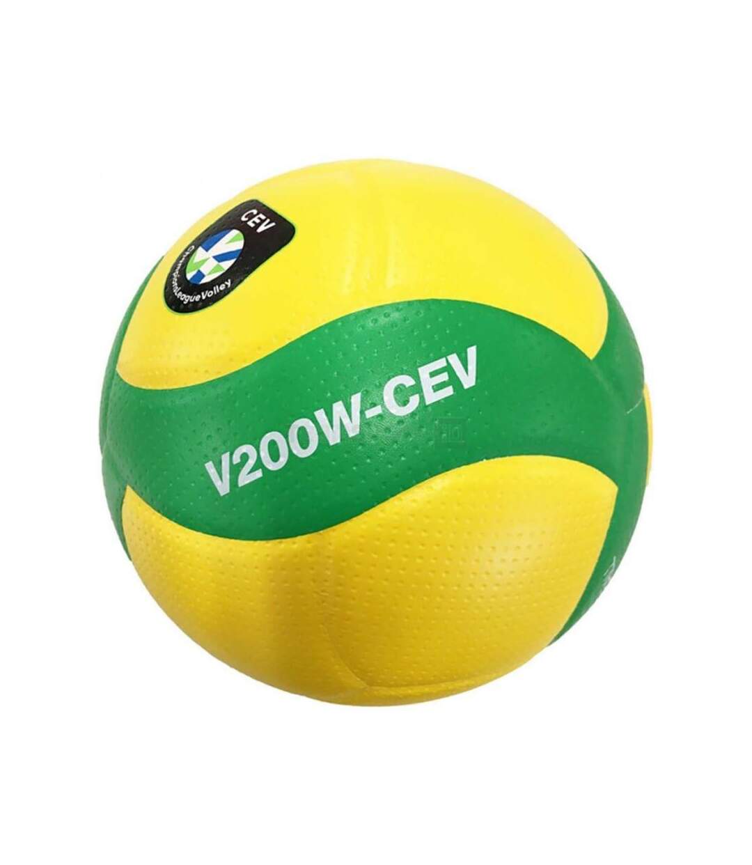 Ballon De Volley-ball V200w Match Taille 5 Jaune Vert Mikasa-1