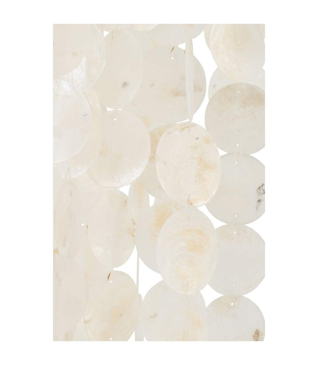 Suspension Déco en Capiz Betsy 250cm Blanc-2