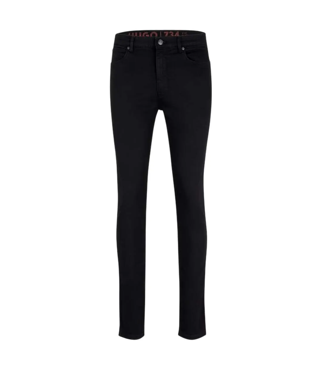 Mens Cotton Denim Skinny Jeans Black Hugo Boss-2