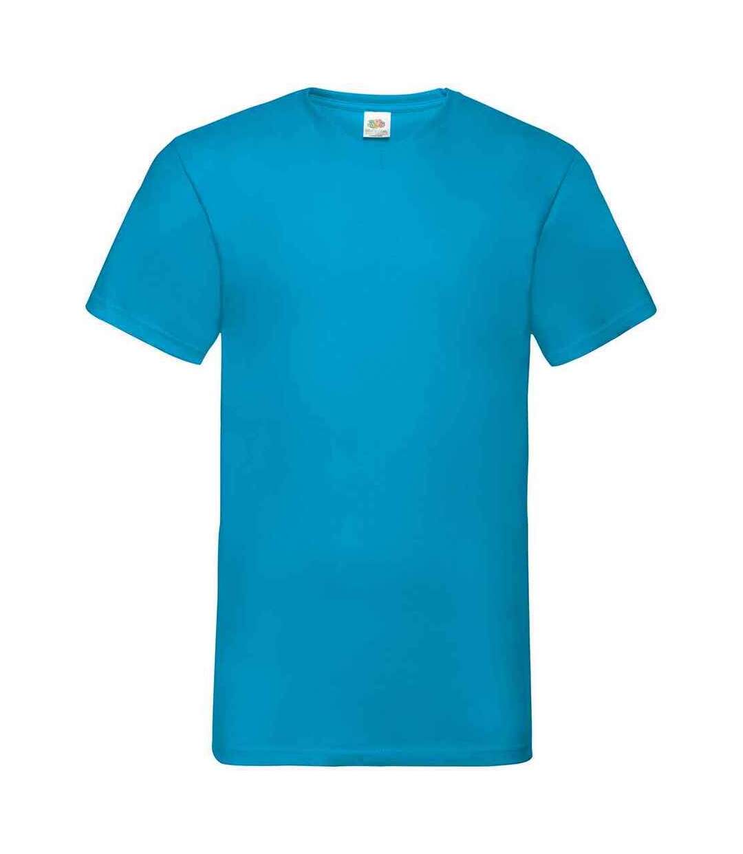 T-shirt valueweight homme azur Fruit of the Loom-1