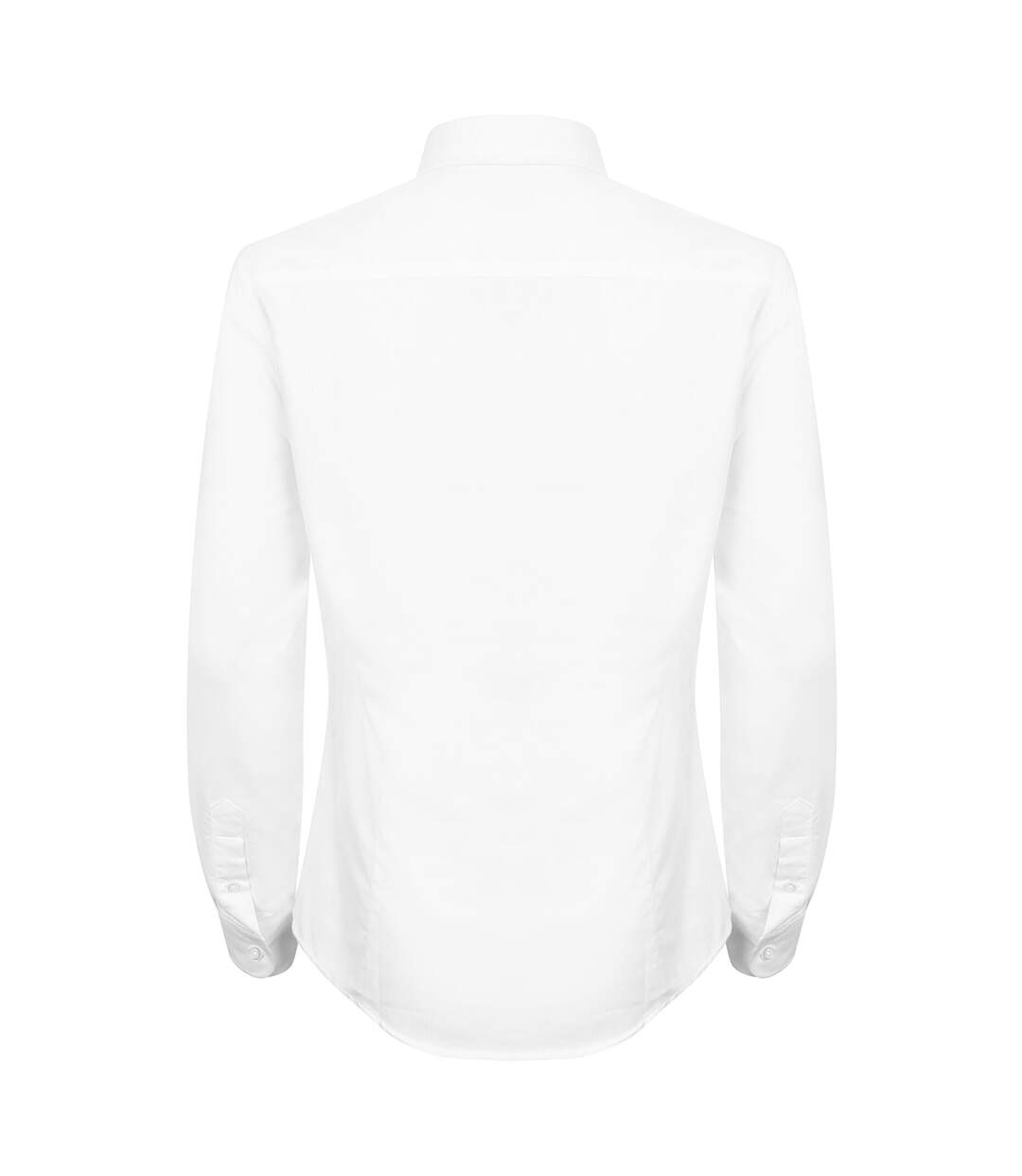 Henbury Womens/Ladies Modern Long Sleeve Oxford Shirt (White) - UTRW5424-2