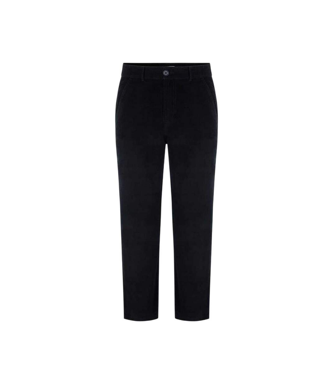 Mens Corduroy Trousers Black SoulCal-1